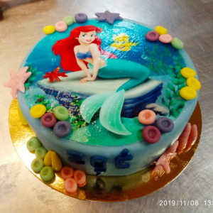 Kishableány torta